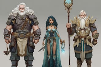 draw any fantasy character that you want