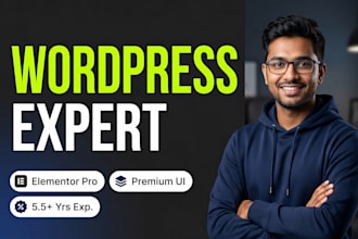 build a premium wordpress website using elementor pro or divi