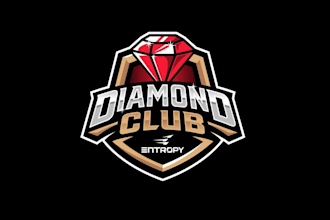 design sports team diamond club logo