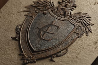 draw a awesome rpg fantasy or sci fi logo for you