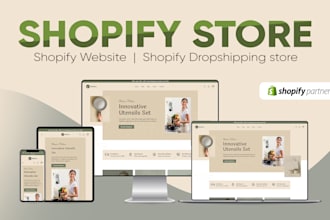 develop shopify ecommerce website