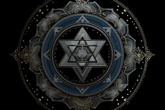 provide a sacred geometry or mystical or mandala logo for you