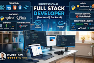 make front end website and back end developer reactjsnextjs