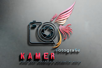 design handwritten signature photography camera logo