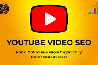 optimize your youtube video SEO for higher ranking and organic growth