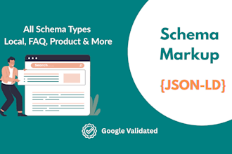 add schema markup in json ld to improve website rankings