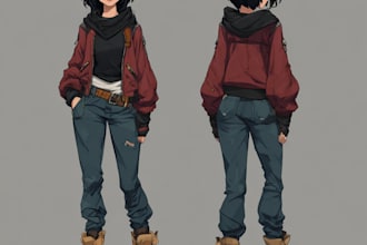 do character art for games and game character art unique style