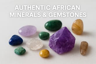 provide unique african jewelry, minerals, and handcrafted products