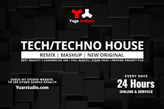 make professional tech and techno house for you