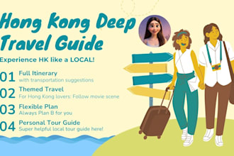 create a unique hong kong foodie or culture travel guide