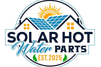design modern solar cleaning logo for your business