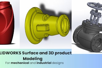 perform complex surface modeling and class a surfacing in solidworks