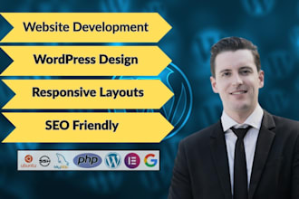 build or rebuild wordpress website development with elementor pro