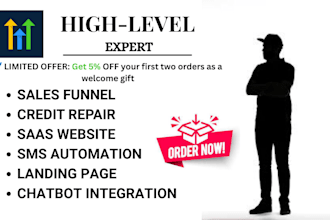 credit repair saas ghl virtual assistance expert for gohighlevel website funnel