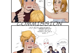 draw a short story manga and comics for you