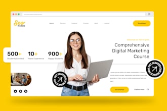 design a landing page in figma