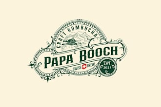 design craft kombucha branding competition logo