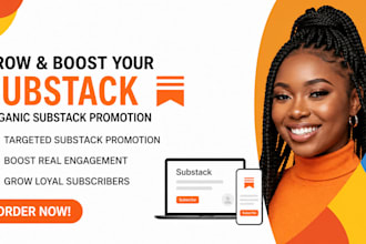 do organic substack promotion, substack page link promotion to boost subscribers