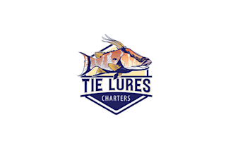 design unique tie lures charters logo