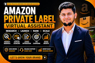 be your professional amazon private label virtual assistant