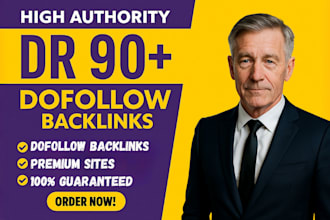 provide dr 90 dofollow seo guest post permanent backlinks