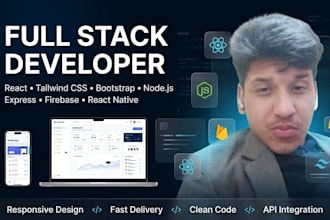 develop a professional mern stack website or mobile application