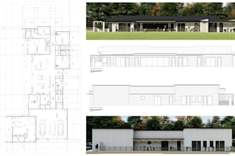 be your architect for floor plans, house permit drawings, blueprints in autocad