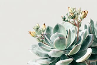 create a beautiful vintage botanical illustration