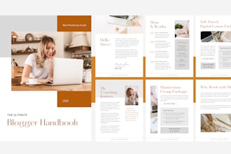 design stunning ebook, PDF, workbook to elevate your brand