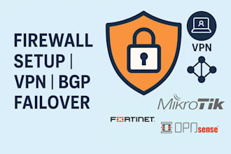 configure mikrotik, fortigate and opnsense firewalls