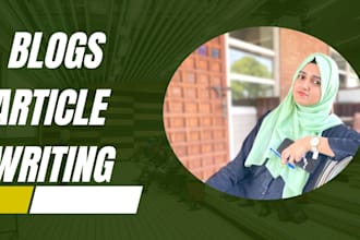 write highly SEO friendly blogs and article writing