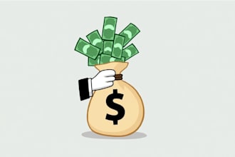 create amazing money bag logo design with unlimited revisions