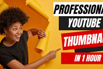 design professional youtube thumbnail in just 5 minutes