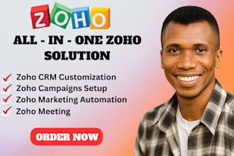 zoho CRM setup zoho campaign zoho creator zoho books zoho one zoho recruit zoho
