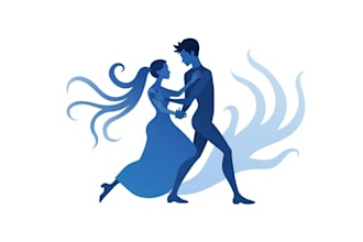 design awesome  party dance logo with unlimited revision