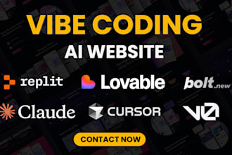 build ai website vibe coding using loveable cursor bolt ai