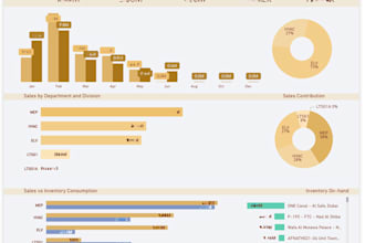 develop custom power bi dashboards and reports