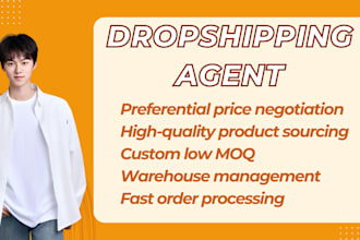 be dropshipping agent, providing china sourcing ,fast shipping