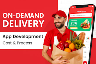 build on demand parcel delivery app, grocery delivery app, courier delivery app