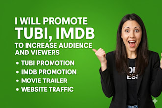 promote your tubi movie on high traffic platform increase tubi viewers and rank