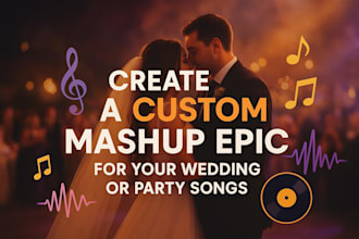 create a custom mashup epic for your wedding or party songs