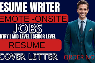 write a professional resume and tailored cover letter