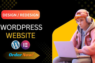design, redesign, or fix a wordpress website