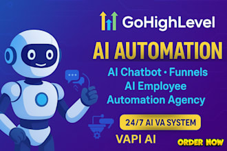 build gohighlevel chatbot, ai employee, ghl ai automation agency, ai va, vapi ai