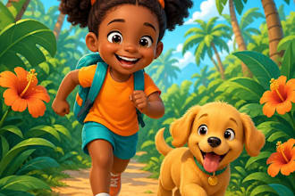 design children book illustration, 3d children story book illustration