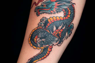 create a tattoo design of tattoo sleeve