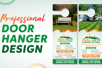 design professional door hangers for your business