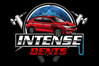 make awesome gorgeous dent repair logo in one day