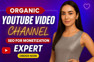 do organic video seo promotion channel monetization manager video marketing