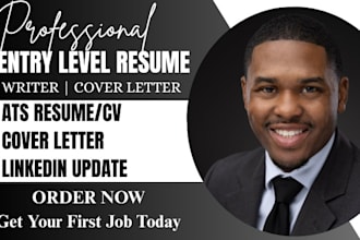 craft an entry level resume, cl, and linkedin